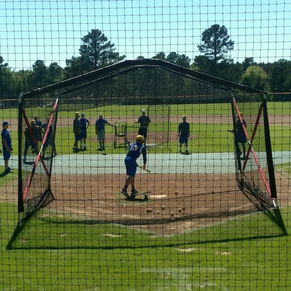 Homeplate Portable Batting Practice Cage A Unique Baseball Turtle
