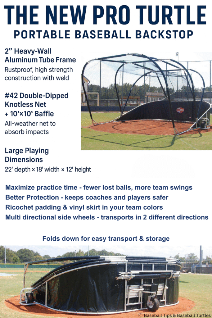New Pro Turtle Portable Batting Cage