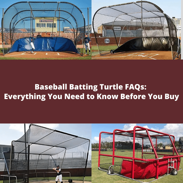 Baseball batting turtle FAQ guide with answers to common questions about portable batting cages