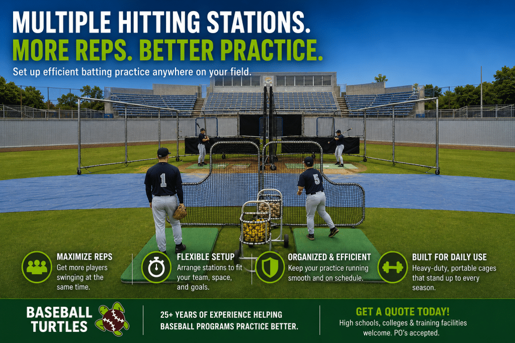Run Efficient Batting Practice for Baseball Teams