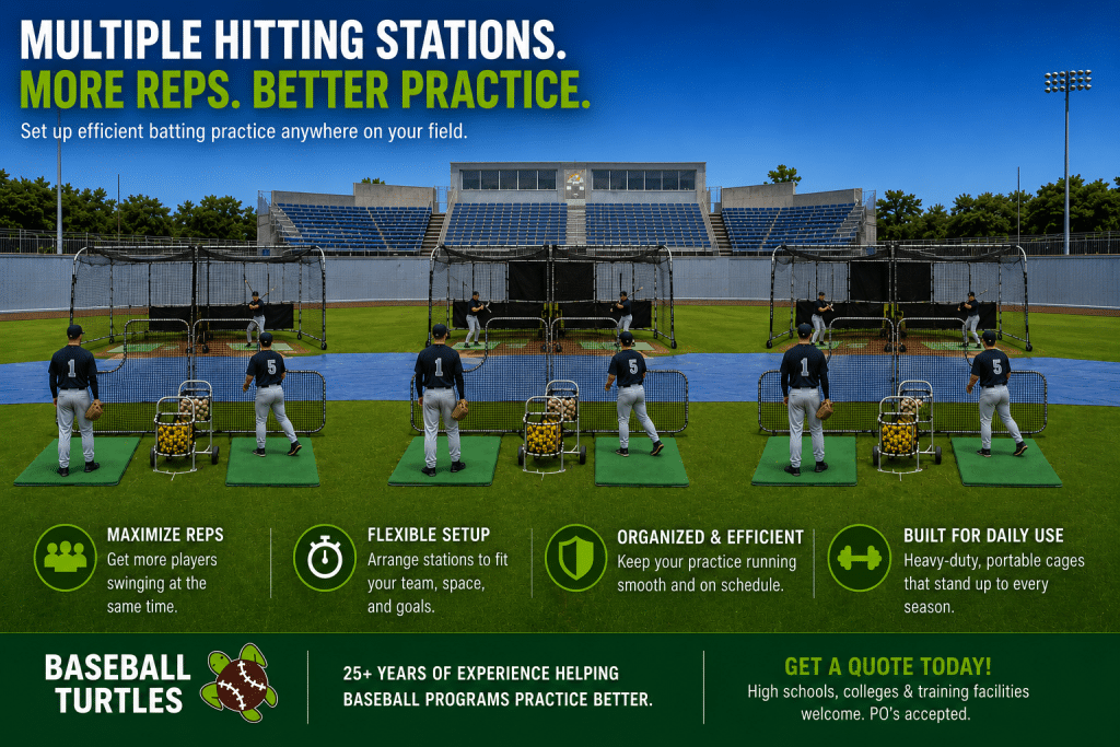 How Baseball Coaches Organize Efficient Multi-Station Batting Practice How to Organize Better Batting Practice