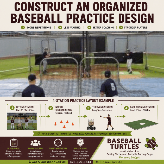 Organized Baseball Practice Design